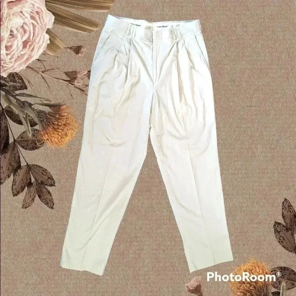 Vintage Par Four Tan Golf Trousers Size 36 X 32